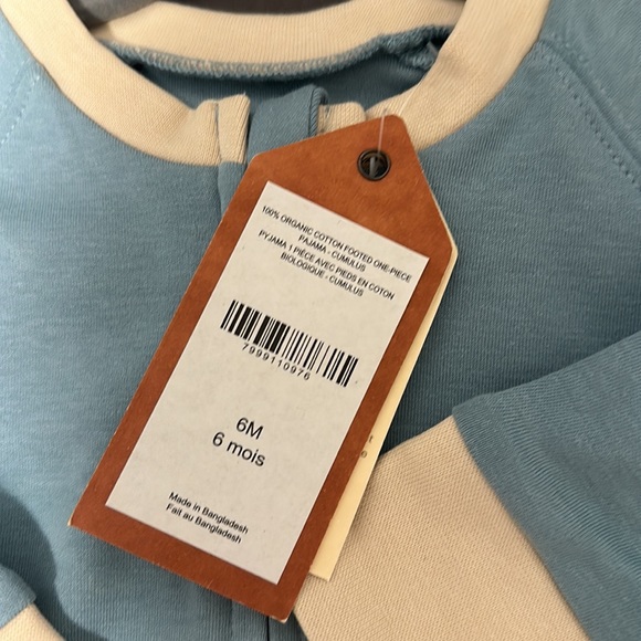 Brand New Coco Village Footed Pyjama (6M) - Picture 3 of 7